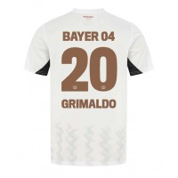 Moški Nogometni dresi Bayer Leverkusen Alejandro Grimaldo #20 Gostujoči 2024-25 Kratek Rokav